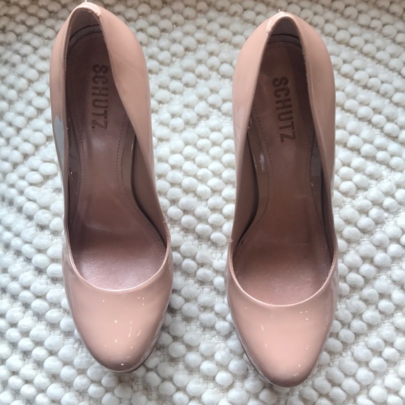 Beautiful verniz peach Schutz high heels - Picture 3 of 7
